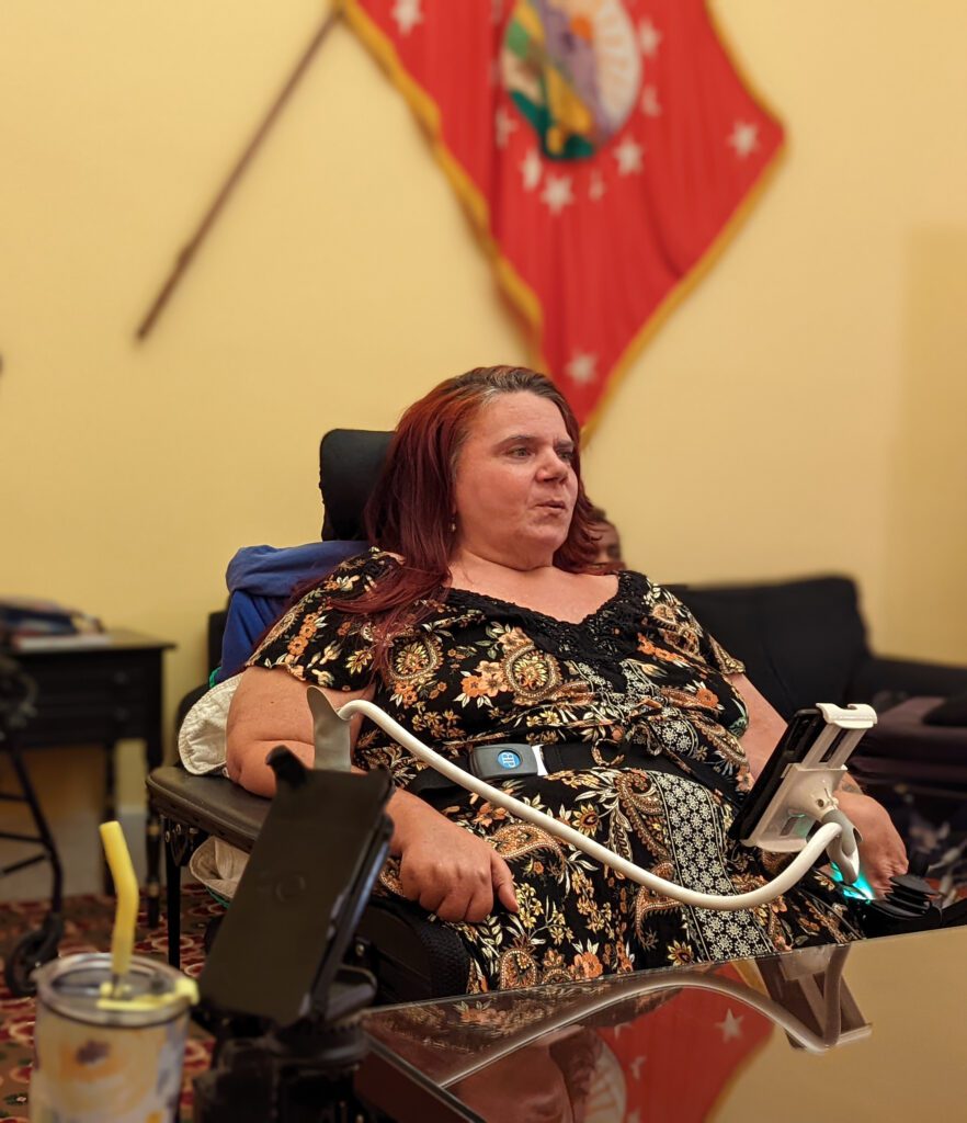 Jennifer Kucera in a committee meeting at the Ohio Statehouse.